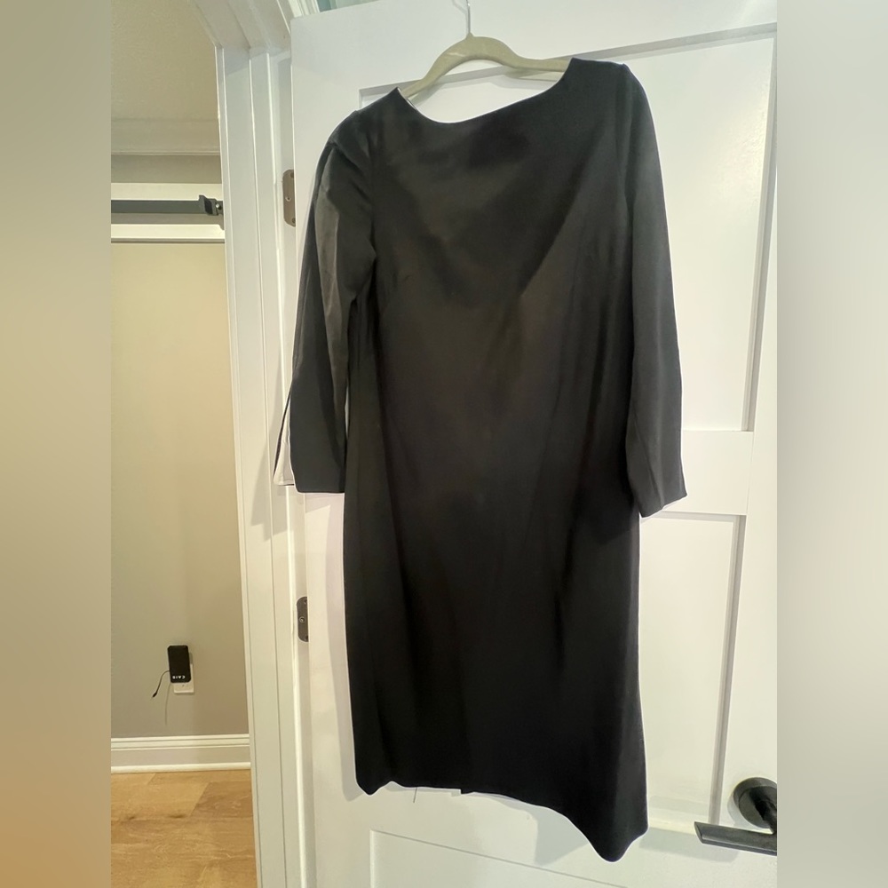 Banana Republic Size 8 Black Sheath Dress